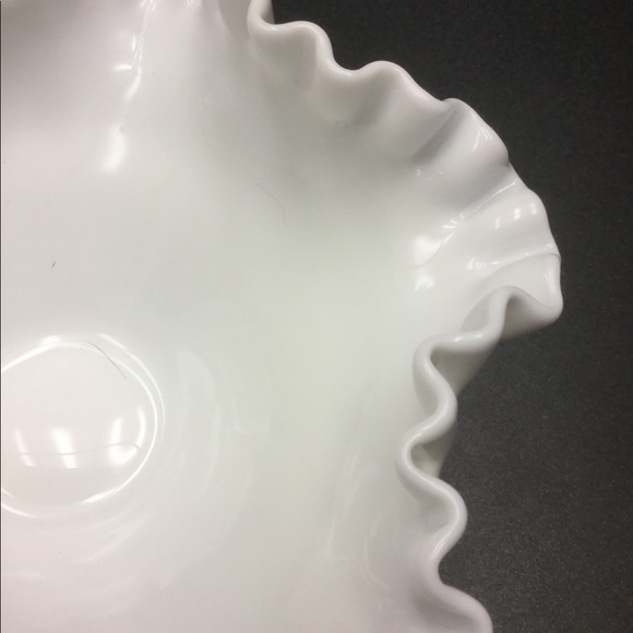 Fenton White Hobnail Pedestal Dish - Picture 5 of 6